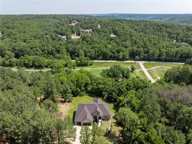 8 Mckenzie Way, Bella Vista, AR 72715 - drone / aerial view of a forest
