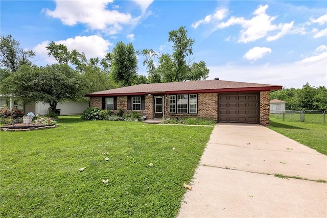 2000 W Wood St, Rogers, AR 72756 - single story home with a garage, concrete driveway, and brick siding