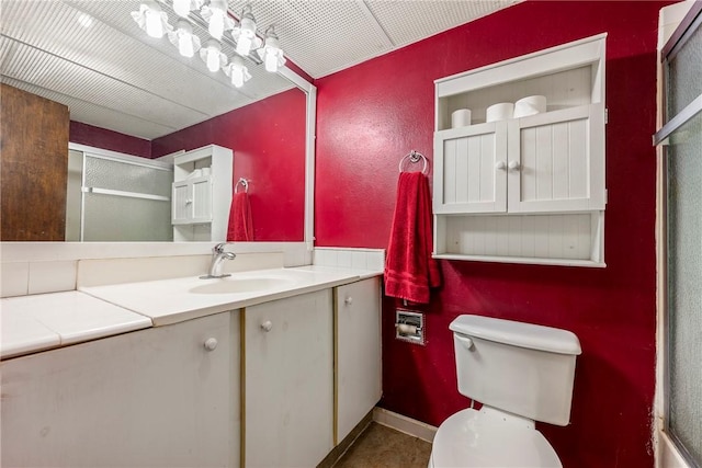 2000 W Wood St, Rogers, AR 72756 - bathroom featuring vanity and a shower with shower door