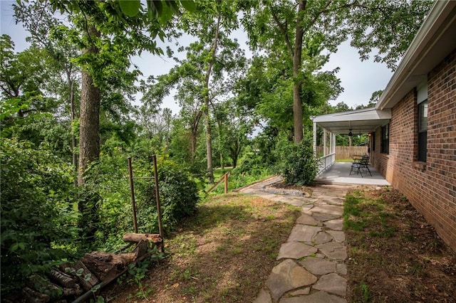 707 Turtle Creek Dr, Rogers, AR 72756 - view of yard with a patio