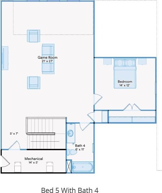 8801 Comet Dr, Bentonville, AR 72713 - view of room layout