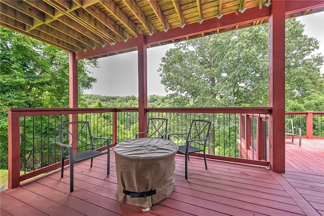 8270 Titleist Cir, Rogers, AR 72756 - view of wooden deck