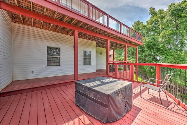 8270 Titleist Cir, Rogers, AR 72756 - view of wooden deck