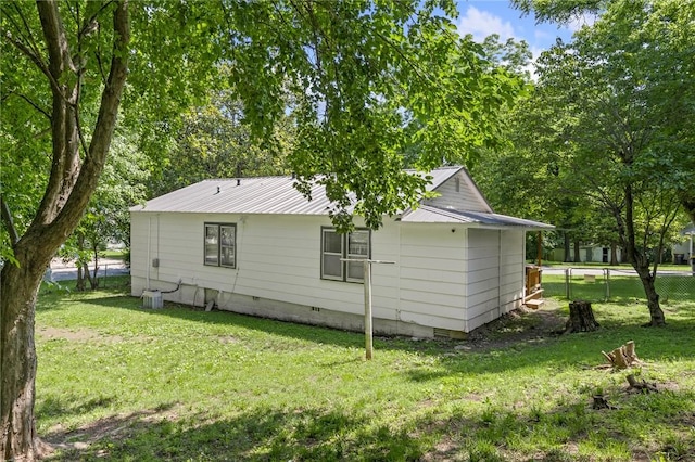 224 N Allen St, Harrison, AR 72601 - view of home's exterior with crawl space and a metal roof