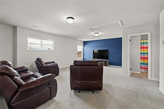 4424 Cornwall St, Springdale, AR 72762 - living area with a textured ceiling and carpet floors