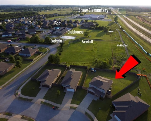 4424 Cornwall St, Springdale, AR 72762 - aerial overview of property's location with nearby suburban area