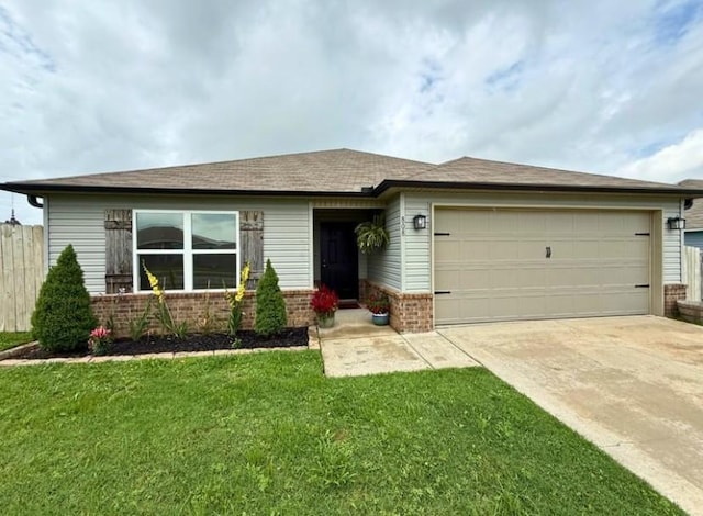 808 NW 69th Ave, Bentonville, AR 72713 - view of front of house with brick siding, an attached garage, and concrete driveway
