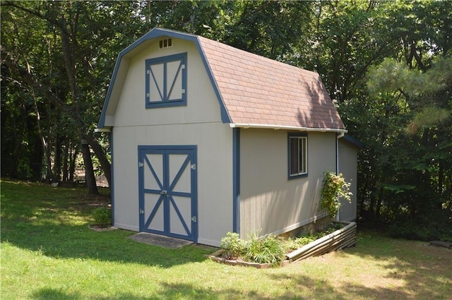 8096 Magnolia Ln, Rogers, AR 72756 - view of shed featuring view of wooded area