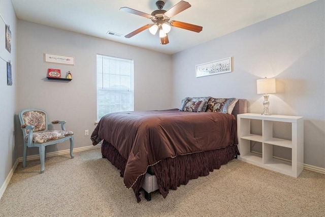 3405 SW Picasso Blvd, Bentonville, AR 72712 - carpeted bedroom featuring baseboards and a ceiling fan