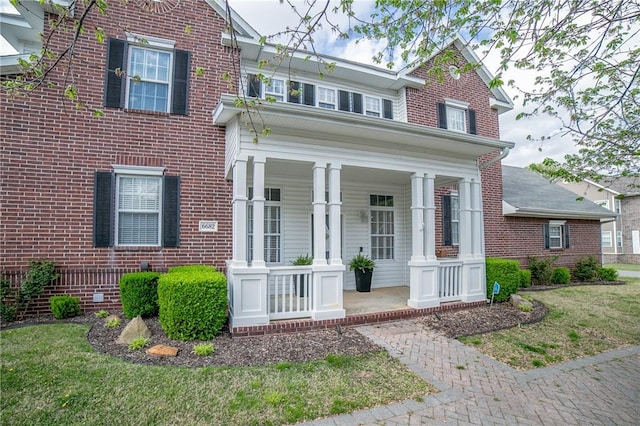 6682 Firefly Catch Ave, Springdale, AR 72762 - view of front of property with brick siding and a porch