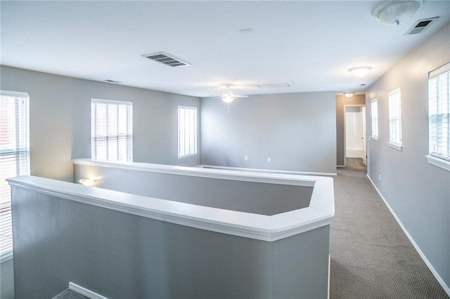 6682 Firefly Catch Ave, Springdale, AR 72762 - corridor with healthy amount of natural light, carpet flooring, and an upstairs landing