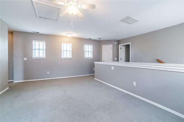 6682 Firefly Catch Ave, Springdale, AR 72762 - carpeted spare room featuring baseboards and ceiling fan