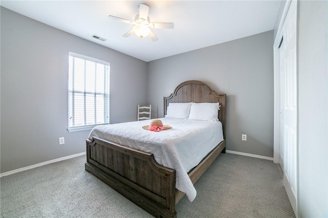 6682 Firefly Catch Ave, Springdale, AR 72762 - bedroom with light carpet and ceiling fan
