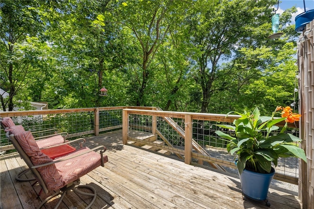 239 N Fletcher Ave, Fayetteville, AR 72701 - view of wooden deck