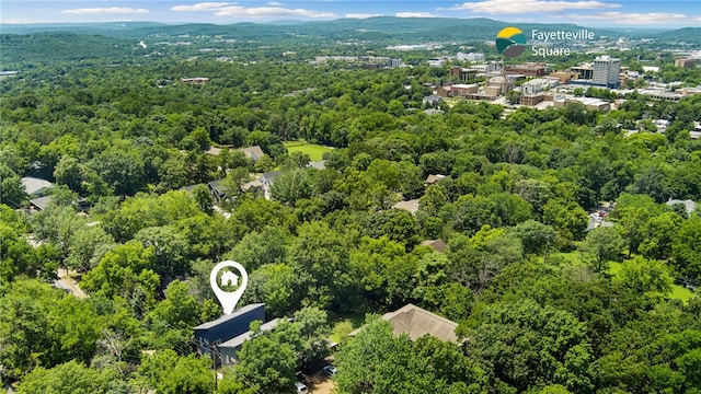 239 N Fletcher Ave, Fayetteville, AR 72701 - aerial view of a heavily wooded area