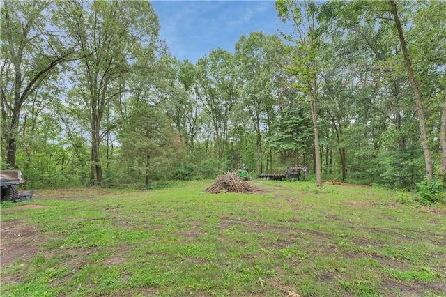 594 Madison 8650, Huntsville, AR 72740 - view of yard with a forest view