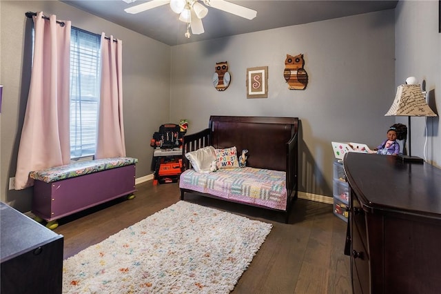4506 Cory St, Springdale, AR 72762 - bedroom featuring wood finished floors and a ceiling fan