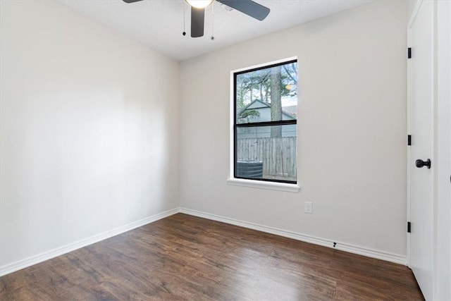 1766 Green Acres Cir, Springdale, AR 72764 - unfurnished room with wood finished floors and ceiling fan