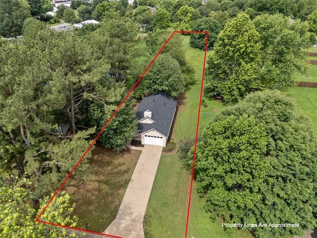 1766 Green Acres Cir, Springdale, AR 72764 - aerial view of property and surrounding area featuring property parcel outlined