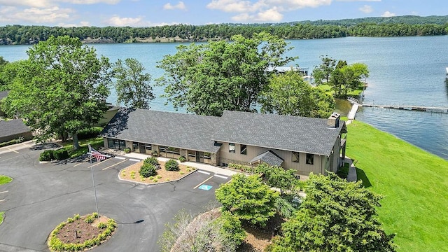 16841 Heritage Bay Rd Unit E-4, Rogers, AR 72756 - aerial view of property and surrounding area featuring a nearby body of water