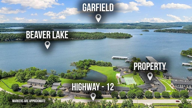 16841 Heritage Bay Rd Unit E-4, Rogers, AR 72756 - aerial view of a large body of water