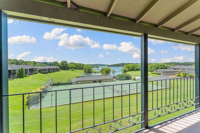 16841 Heritage Bay Rd Unit E-4, Rogers, AR 72756 - balcony with a water view