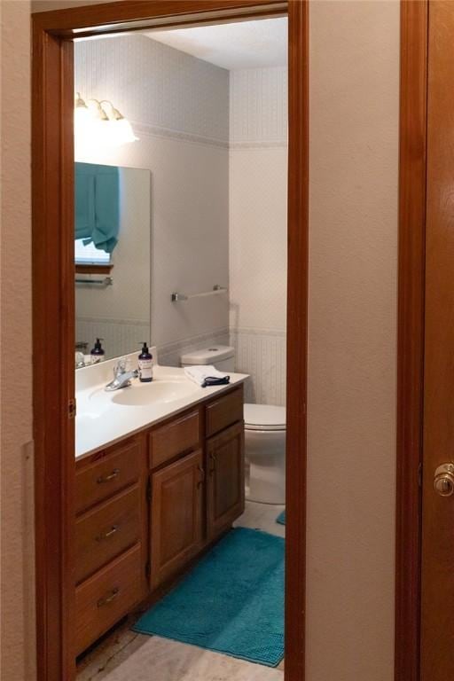 1013 N 26th St, Rogers, AR 72756 - bathroom with vanity and toilet