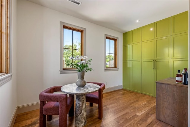 300 NW 5th St, Bentonville, AR 72712 - dining space featuring light wood finished floors