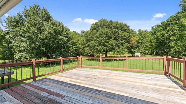 234 N Kibler Hwy, Alma, AR 72921 - deck featuring a yard
