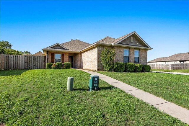 3900 SW Capstone Ave, Bentonville, AR 72712 - ranch-style home with brick siding and roof with shingles