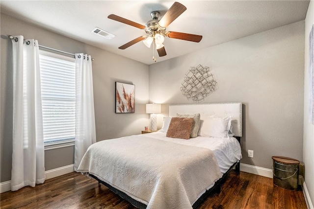 3900 SW Capstone Ave, Bentonville, AR 72712 - bedroom with wood finished floors and a ceiling fan
