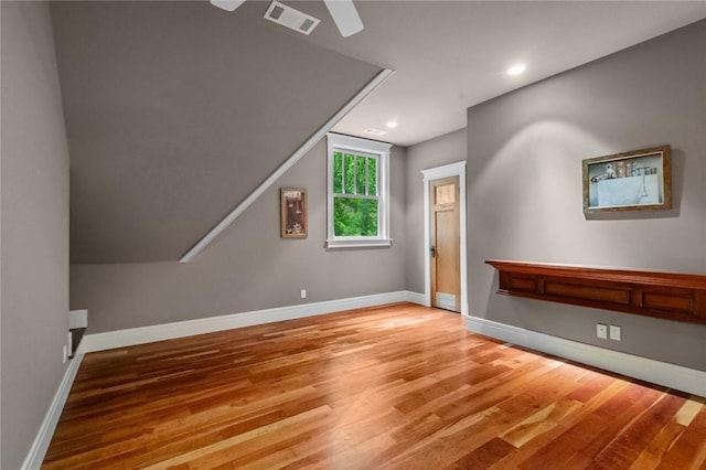 150 Jackson Cove Cres, Eureka Springs, AR 72631 - bonus room featuring light wood-style flooring, recessed lighting, and ceiling fan