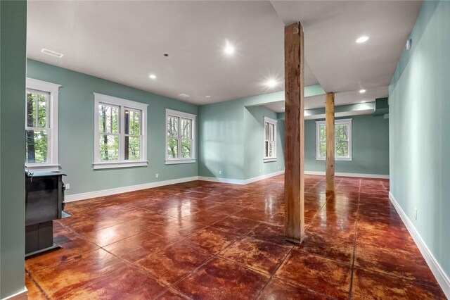 150 Jackson Cove Cres, Eureka Springs, AR 72631 - unfurnished living room with recessed lighting