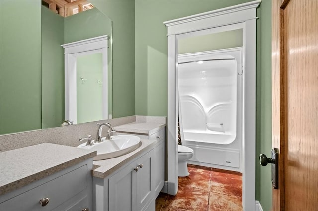 150 Jackson Cove Cres, Eureka Springs, AR 72631 - bathroom with vanity, tile patterned floors, and a shower