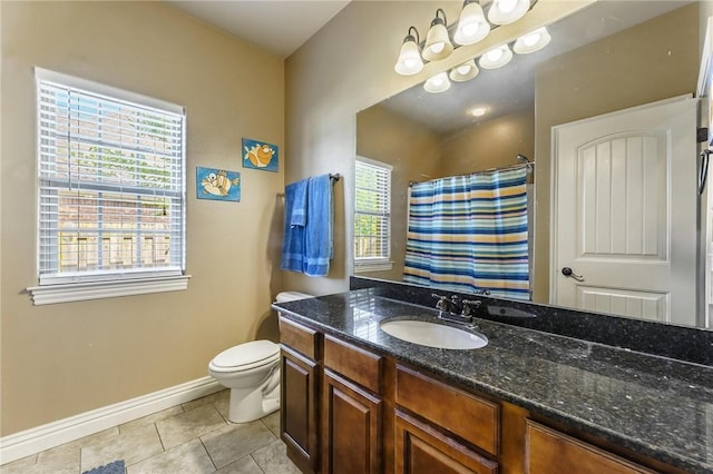 216 Windsor Ave, Lowell, AR 72745 - bathroom with tile patterned flooring, vanity, and a shower with curtain