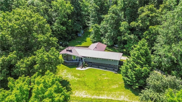 8173 Spanker Creek Rd, Bentonville, AR 72712 - view from above of property featuring a forest