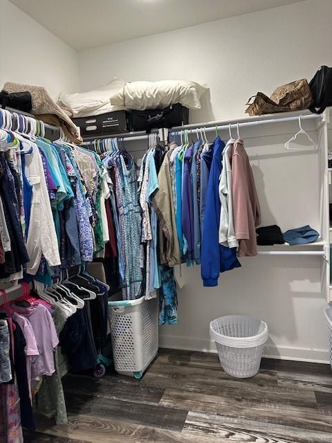 26 Osborne Dr, Bella Vista, AR 72715 - walk in closet with wood finished floors