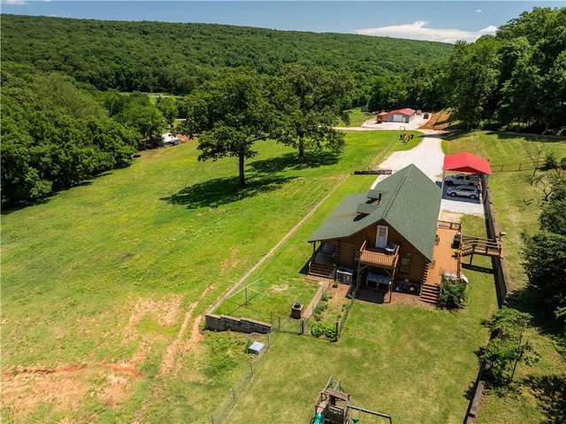 16175 N Cove Creek Wc 21 Rd, Prairie Grove, AR 72753 - view of subject property with a heavily wooded area