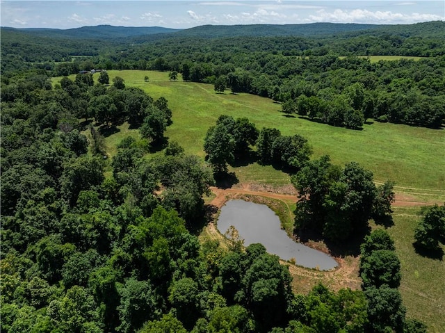16175 N Cove Creek Wc 21 Rd, Prairie Grove, AR 72753 - aerial view of a heavily wooded area and a nearby body of water