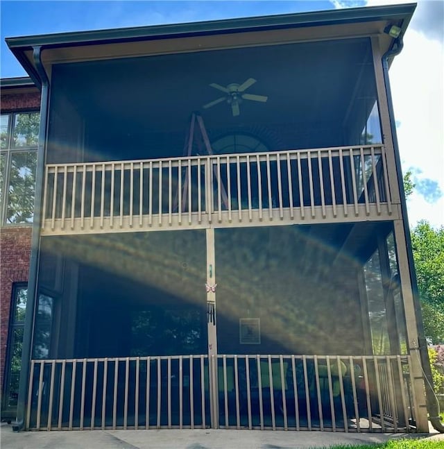 9364 Everest Pl, Rogers, AR 72756 - view of side of home featuring ceiling fan