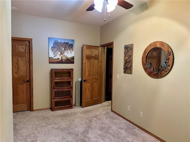 9364 Everest Pl, Rogers, AR 72756 - carpeted bedroom with baseboards and ceiling fan