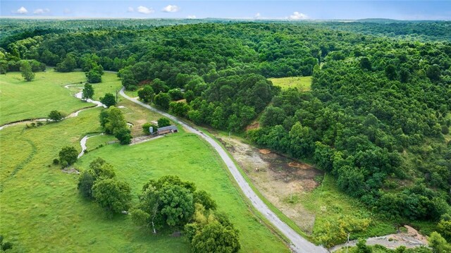 63155 S 4700, Watts, OK 74964 - aerial view of property and surrounding area featuring a forest