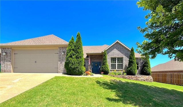 1610 Sweetbriar, Centerton, AR 72719 - single story home with brick siding, driveway, and an attached garage