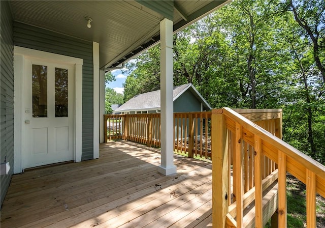 506 E Ashley St, Siloam Springs, AR 72761 - view of deck