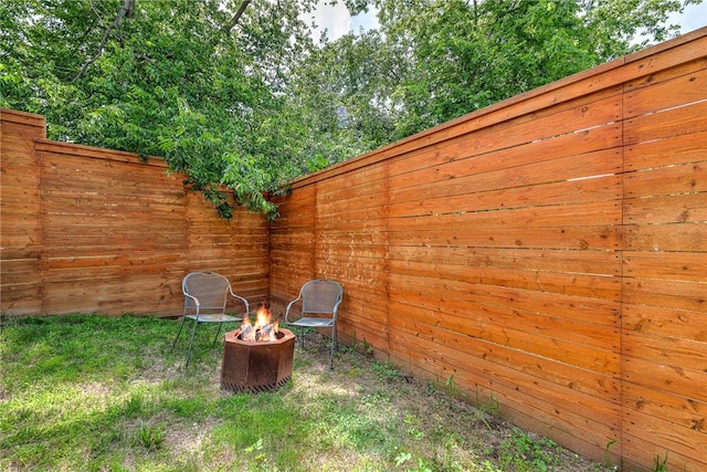118 Briartown, Bentonville, AR 72712 - view of yard with a fire pit