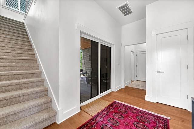 118 Briartown, Bentonville, AR 72712 - entryway featuring wood finished floors and stairway