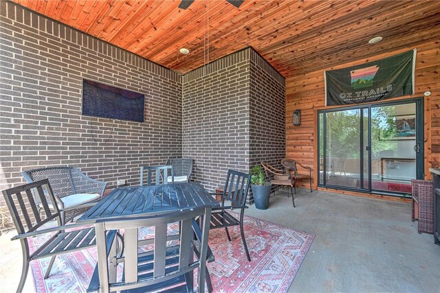 118 Briartown, Bentonville, AR 72712 - view of patio / terrace with outdoor dining area