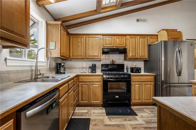 3310 Colton Dr, Springdale, AR 72762 - kitchen featuring stainless steel appliances, ventilation hood, light countertops, backsplash, and light wood finished floors
