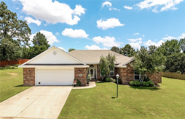 146 Horizon Ln, Alma, AR 72921 - view of front of home featuring an attached garage, concrete driveway, and brick siding