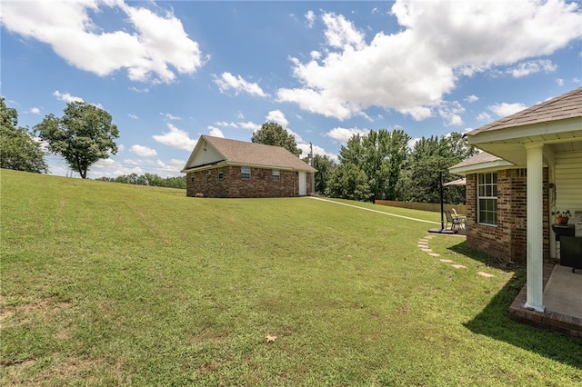 146 Horizon Ln, Alma, AR 72921 - view of green lawn with a patio